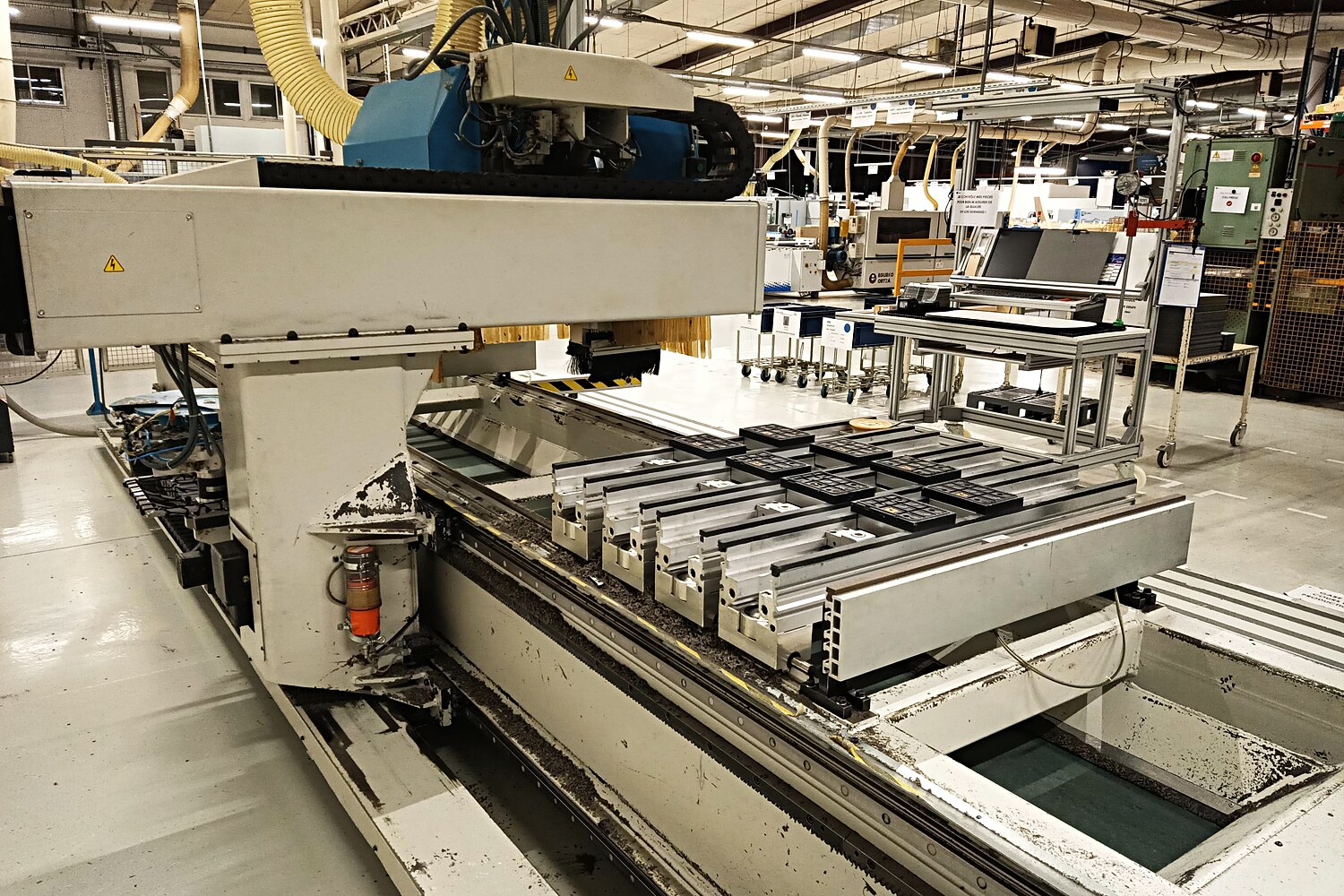 Linea macchina nella nostra officina